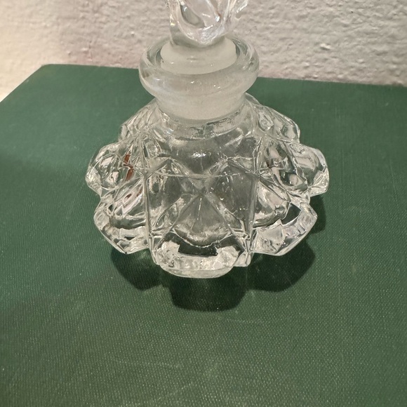 Vintage Lead Cut Crystal Perfume Bottle - Picture 6 of 9